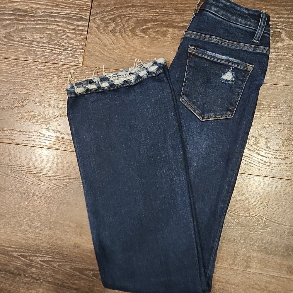 ❤️ NWOT! VERVET RESTRUCTURE HIGH RISE RELAXED FLARE JEANS, 00 (24) - Picture 11 of 13